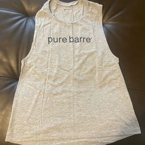 Gray Pure Barre tank top, L